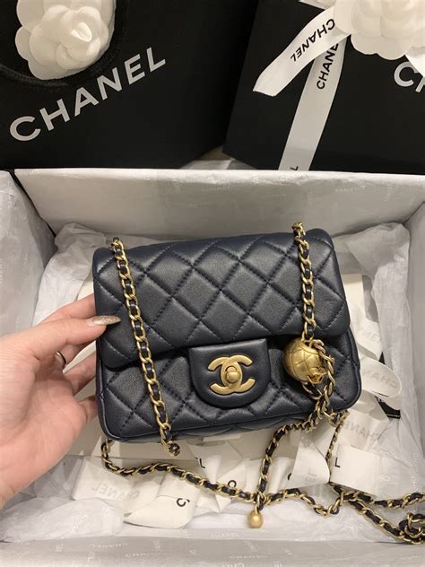 chanel gold ball bag|mini flap bag chanel 2021.